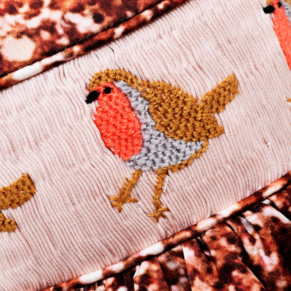 smocked girls dress smocked baby dress robin embroidery 
