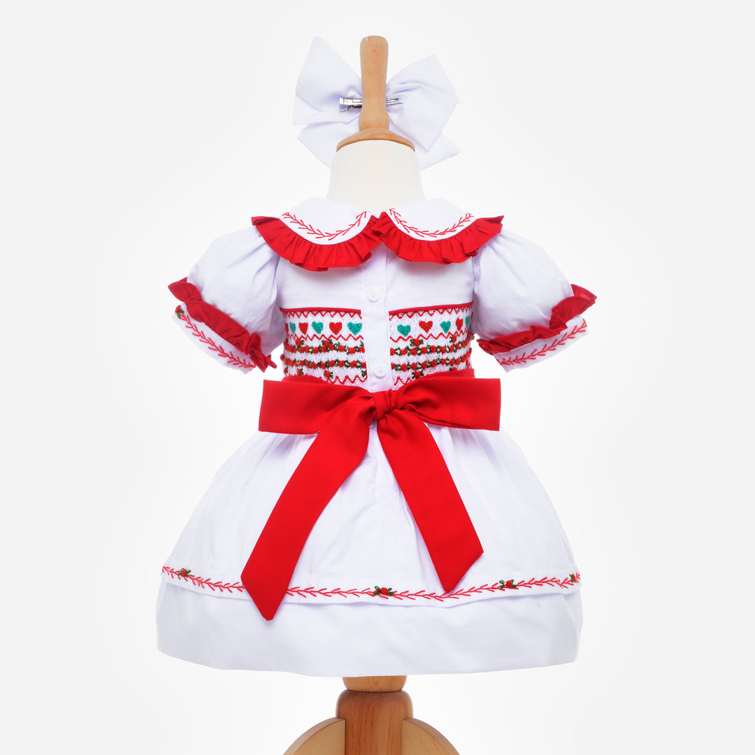 white girls smocked dress