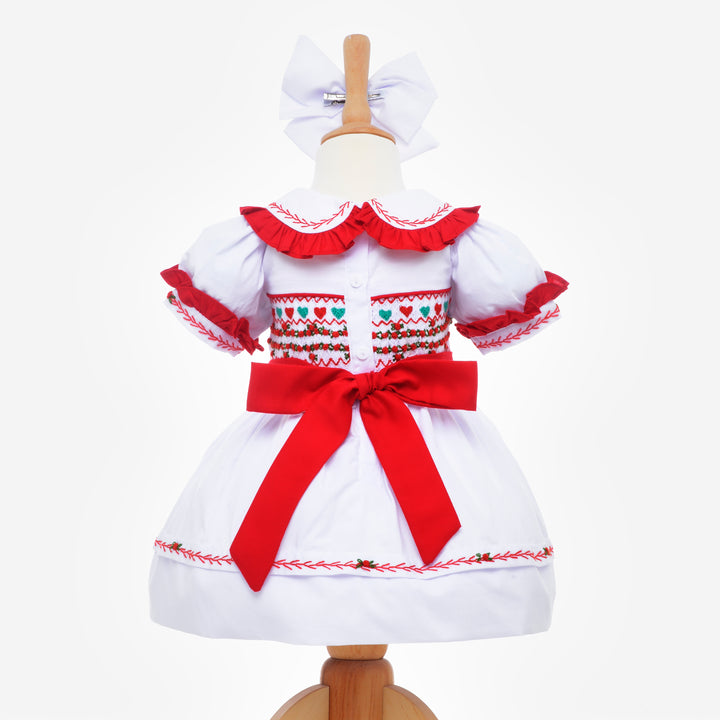 white girls smocked dress