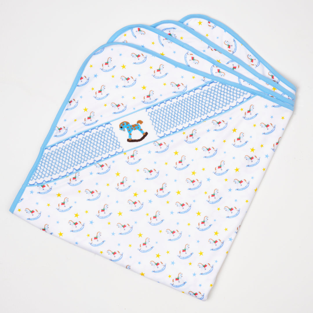 rocking horse baby blanket