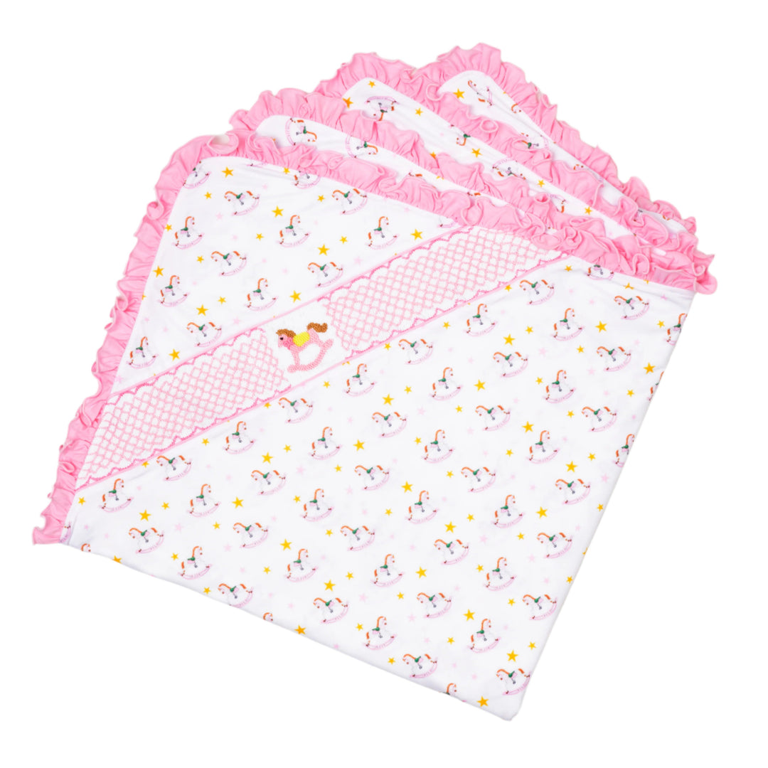 smocked baby blanket