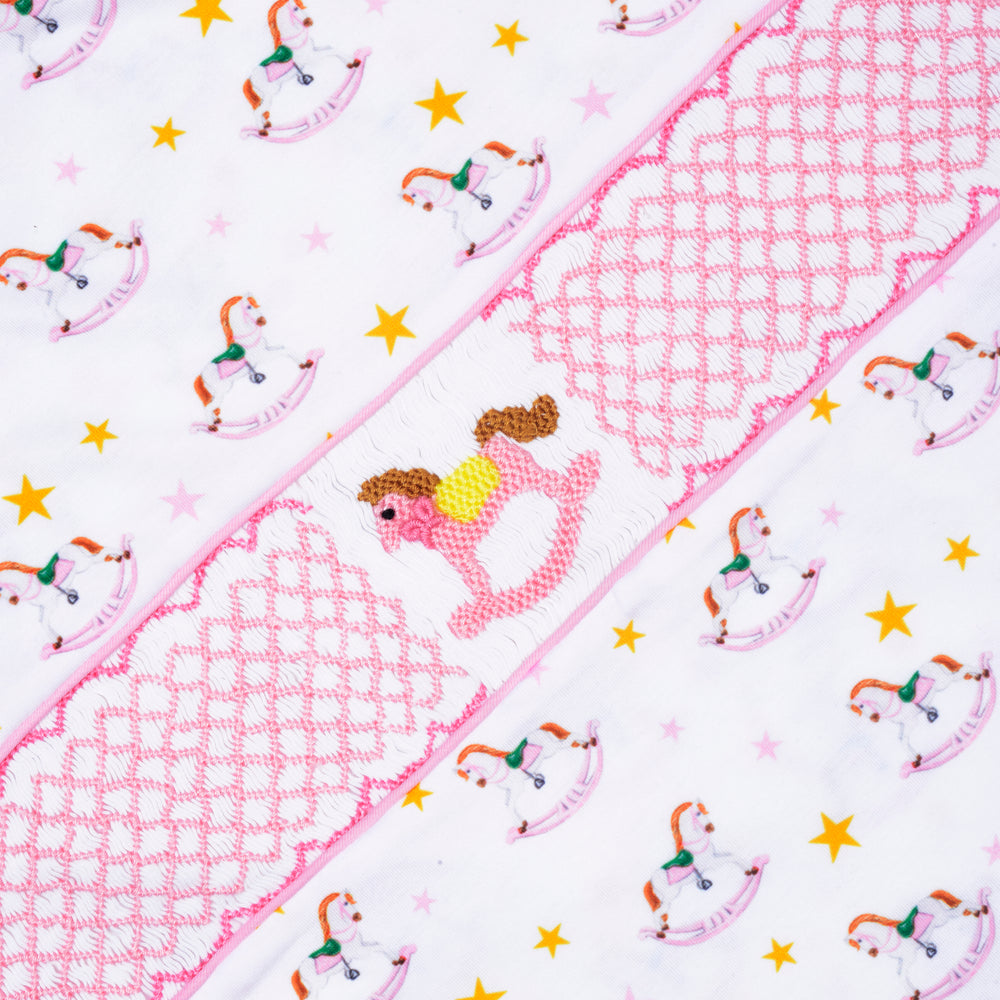 rocking horse baby blanket