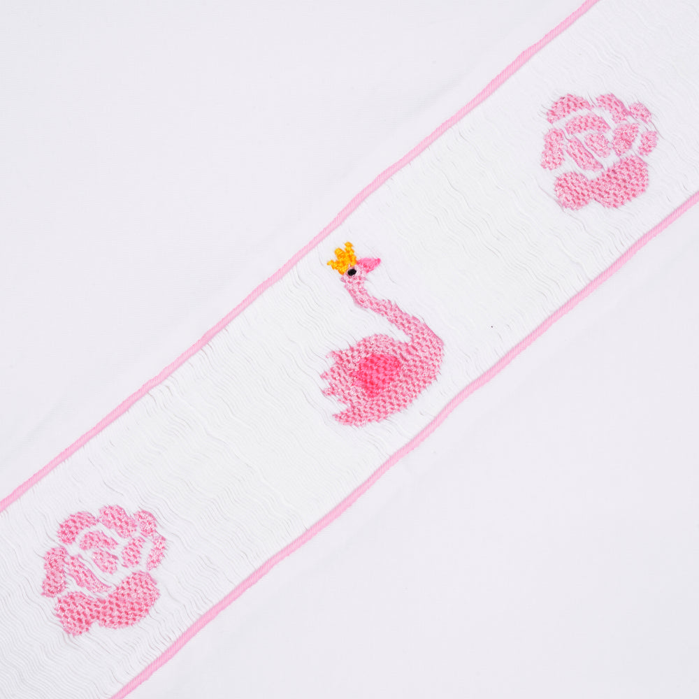 swan baby blanket