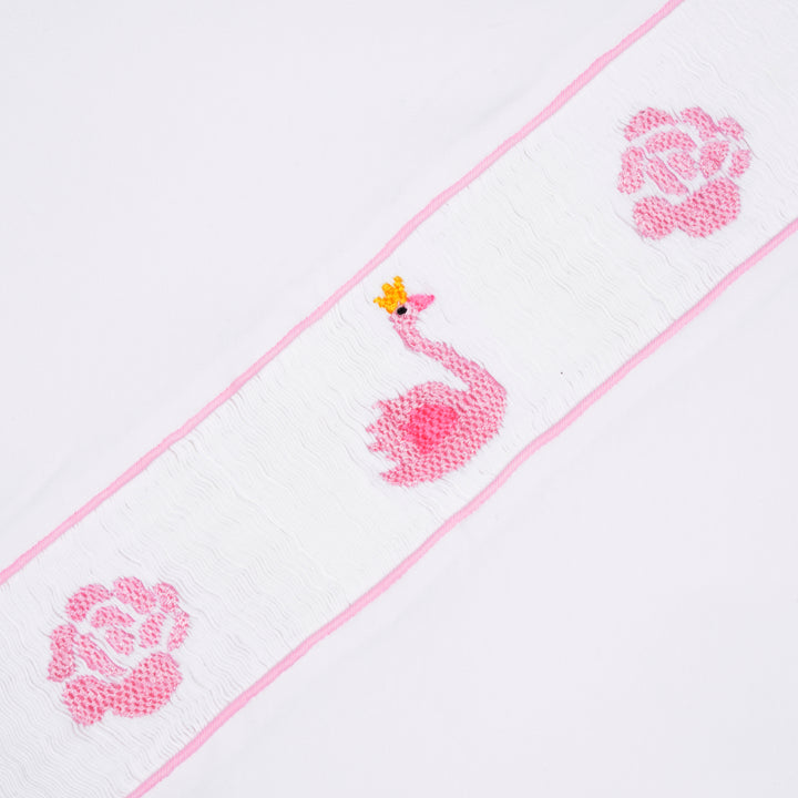swan baby blanket