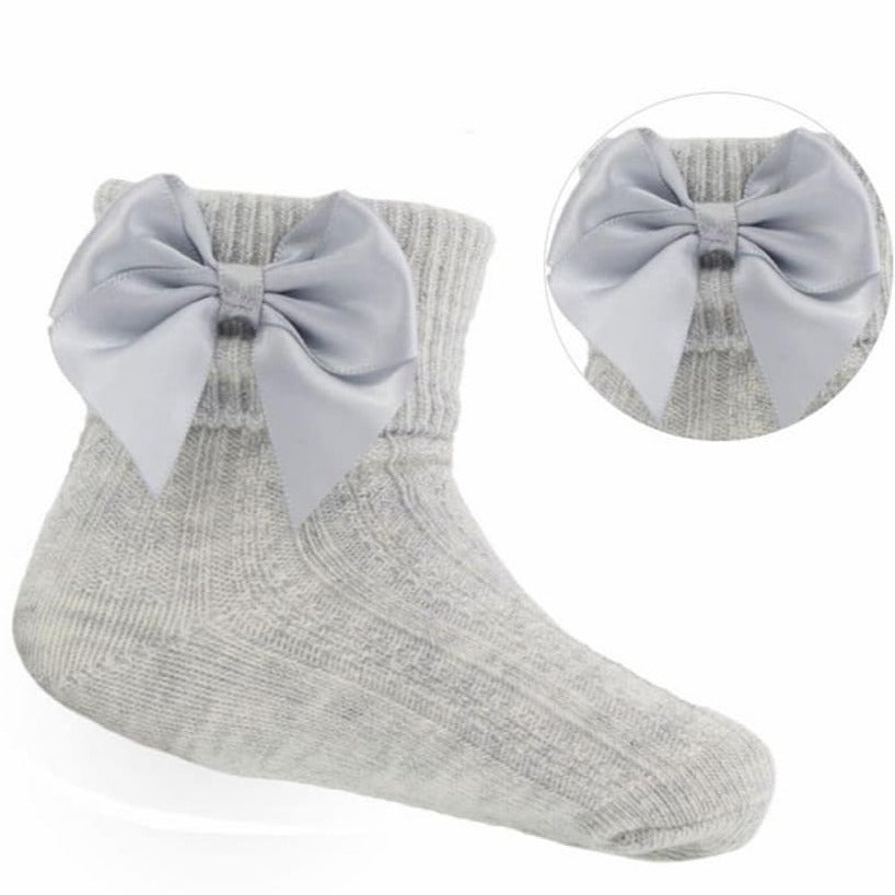 grey baby socks 