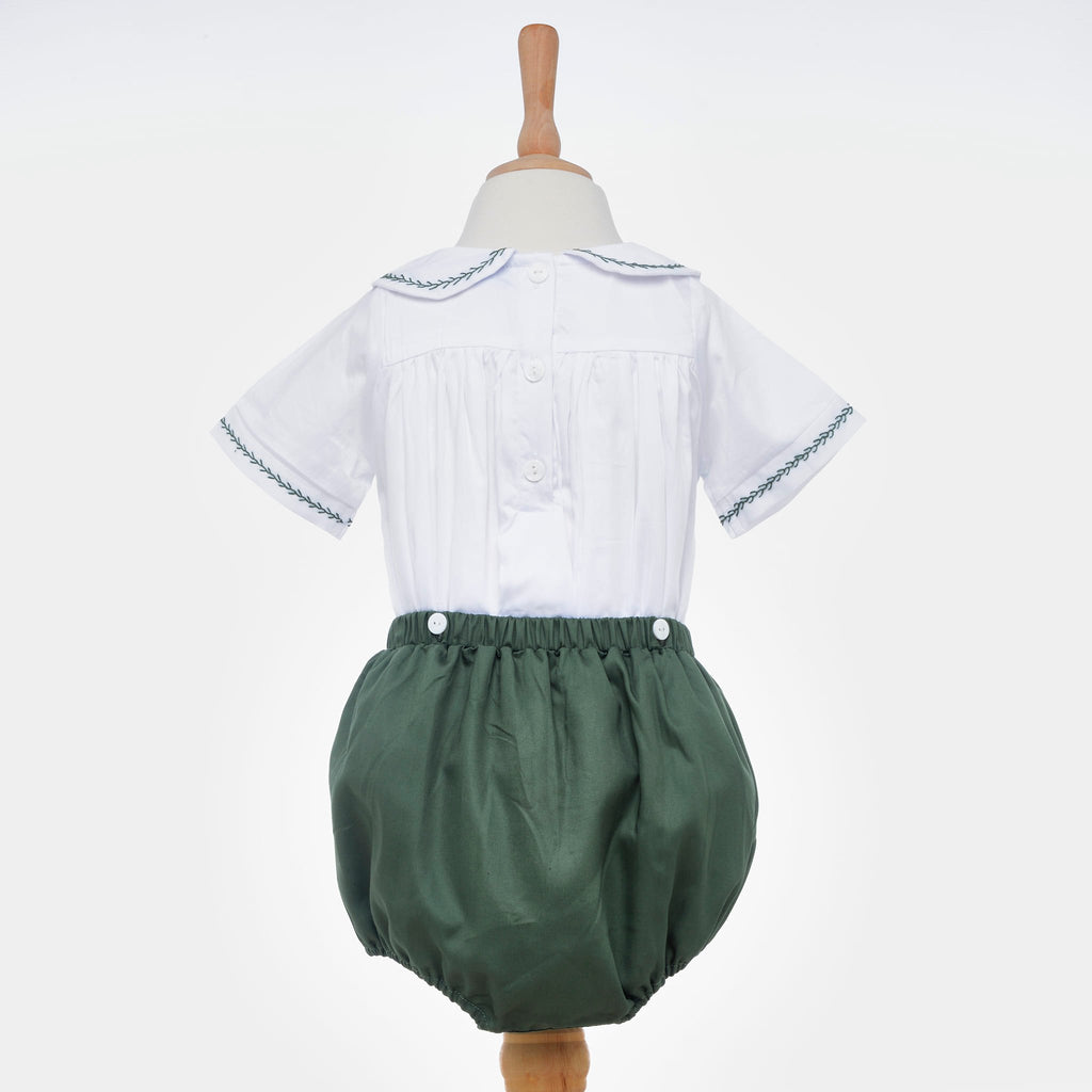 traditional boys smocked outfit
