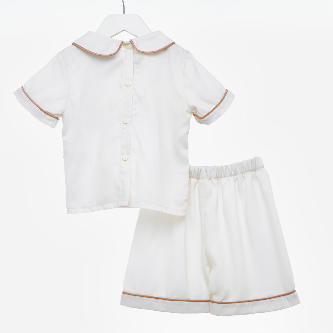boys Easter smocked pjs smocked baby outfit