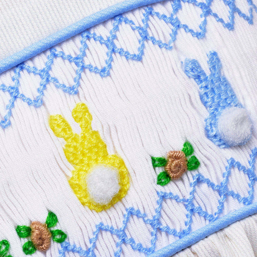 Easter smocked baby boys suit baby outfit smocked