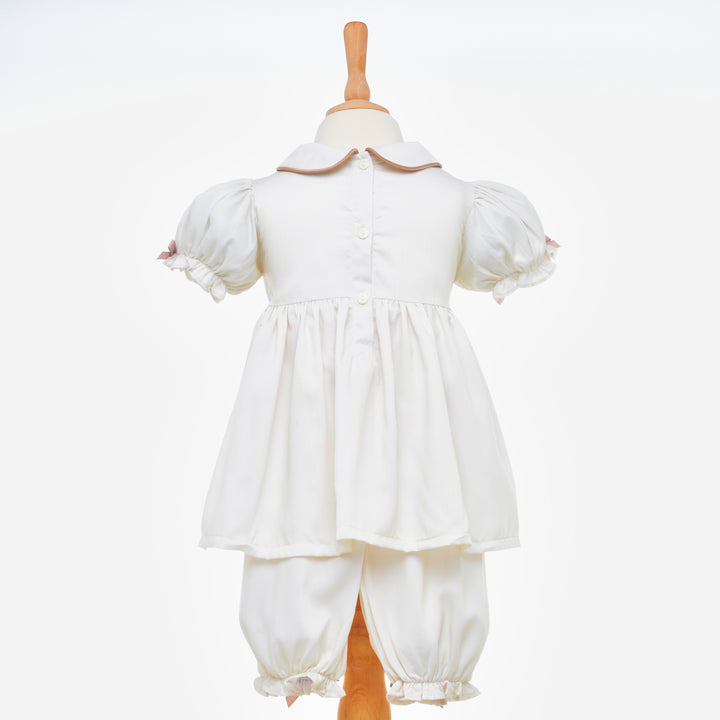 baby girls smocked pjs baby smocked pyjamas