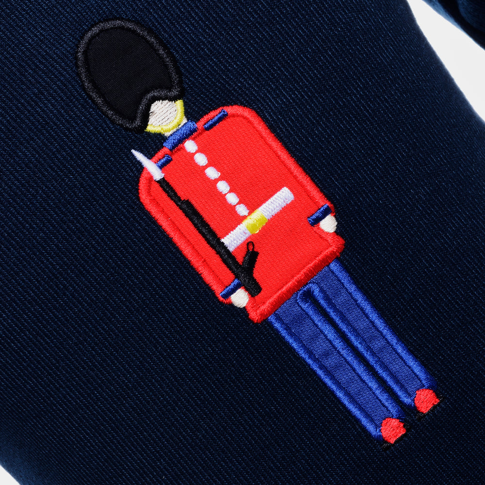navy knitted boys sets 