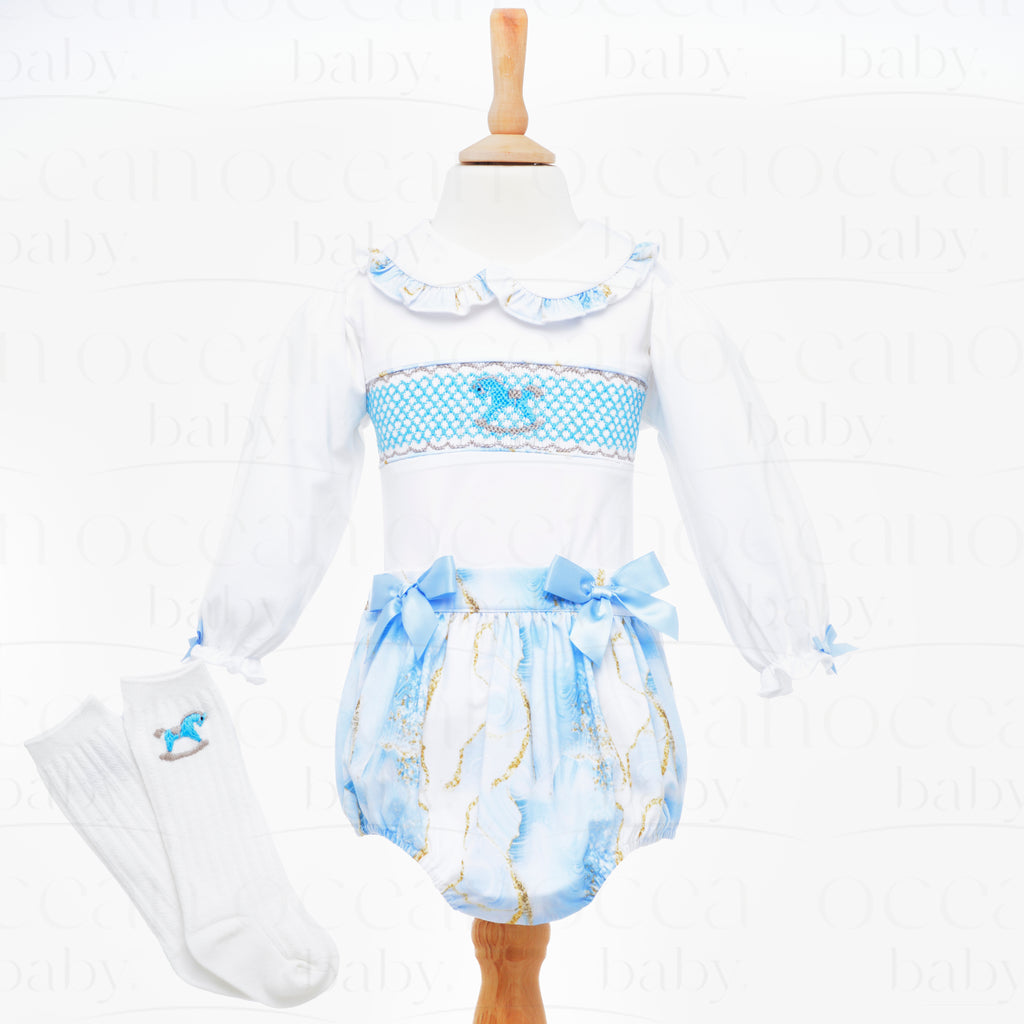 SMOCKED GIRLS OUTFIT