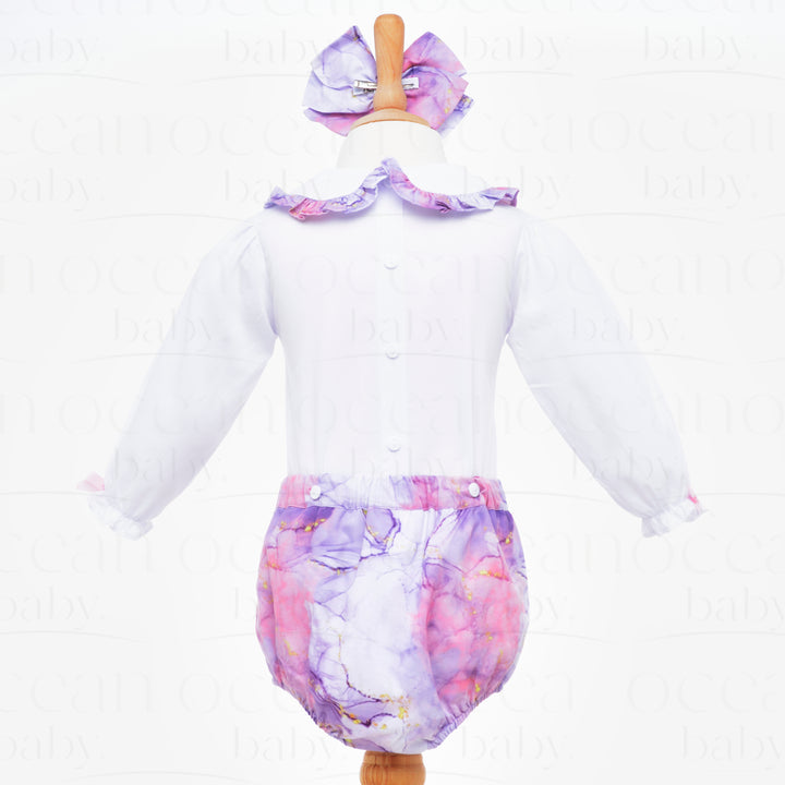 girls smocked outfit