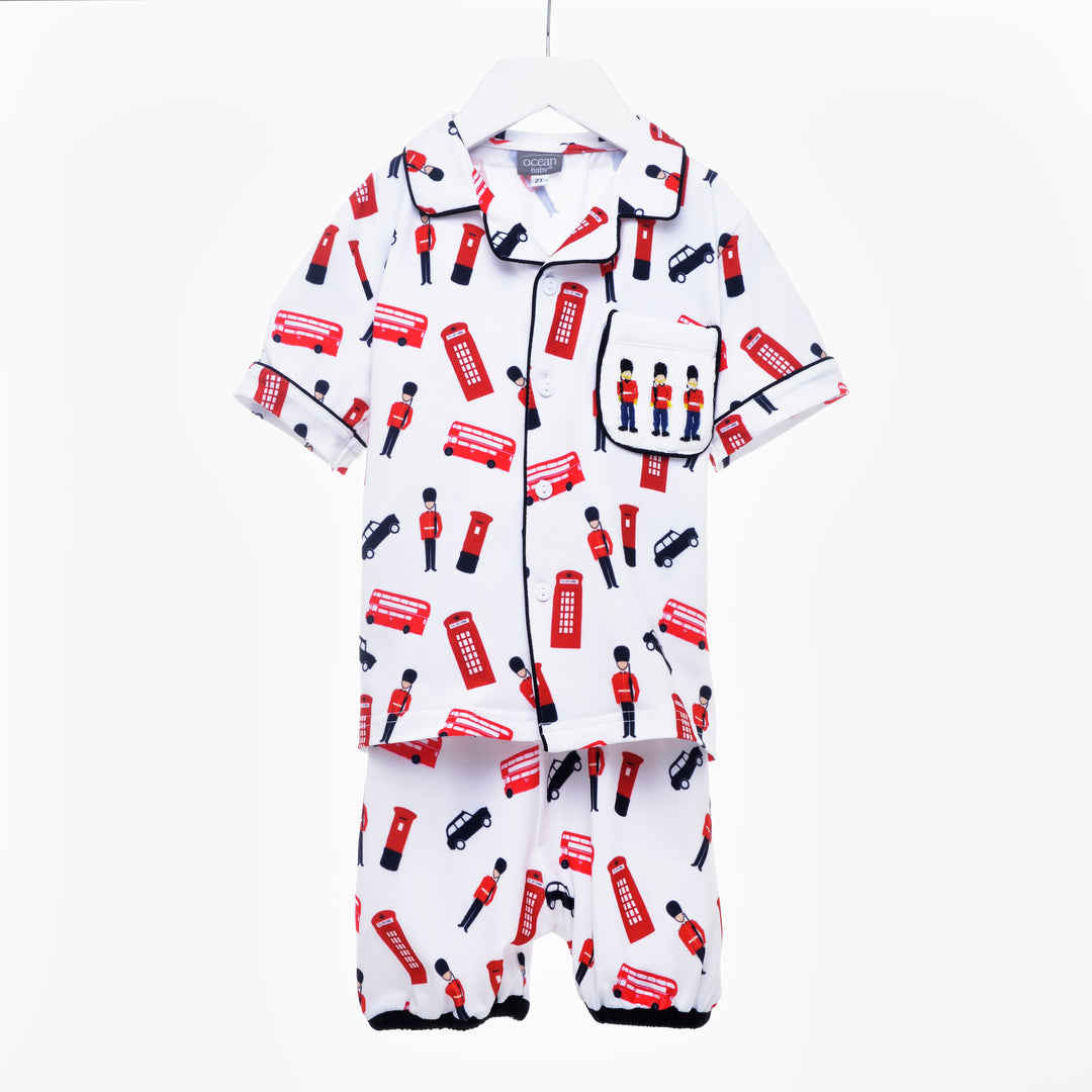 smocked boys pjs