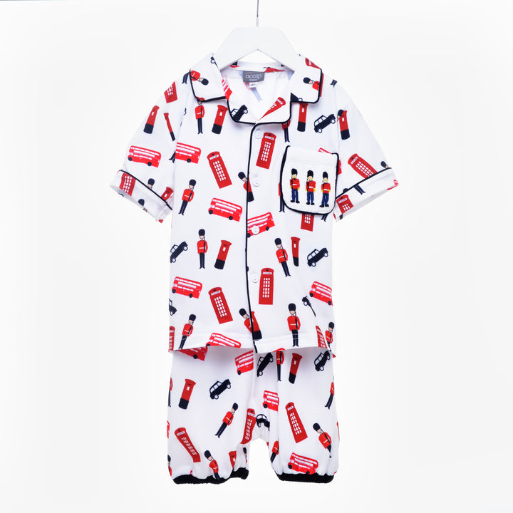 smocked boys pjs
