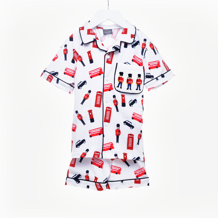 smocked boys pjs