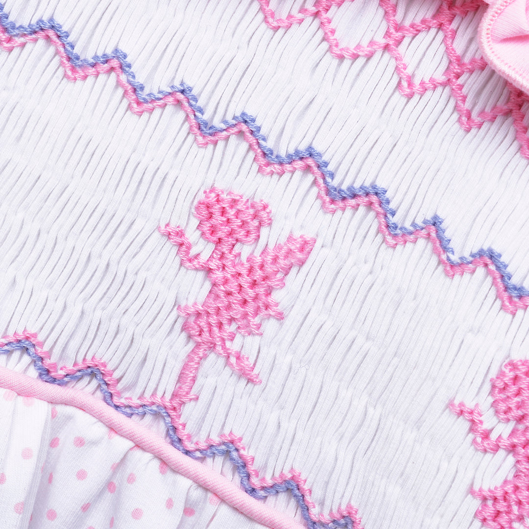 smocked fairy themed girls clothing