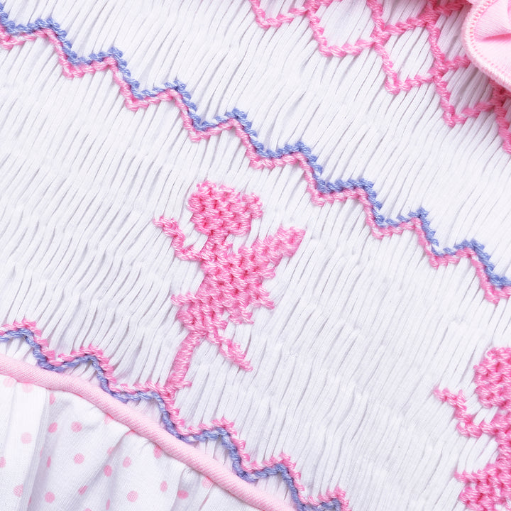 smocked fairy themed girls clothing