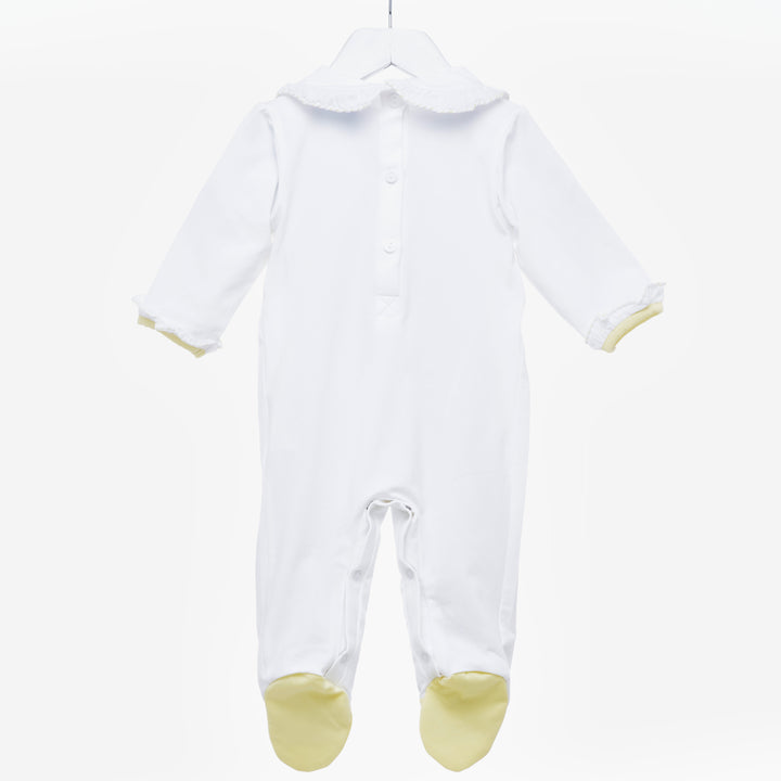 smocked baby girls onesie