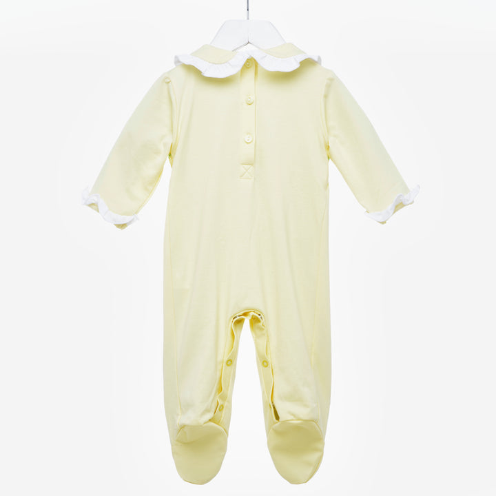 smocked baby girls onesie