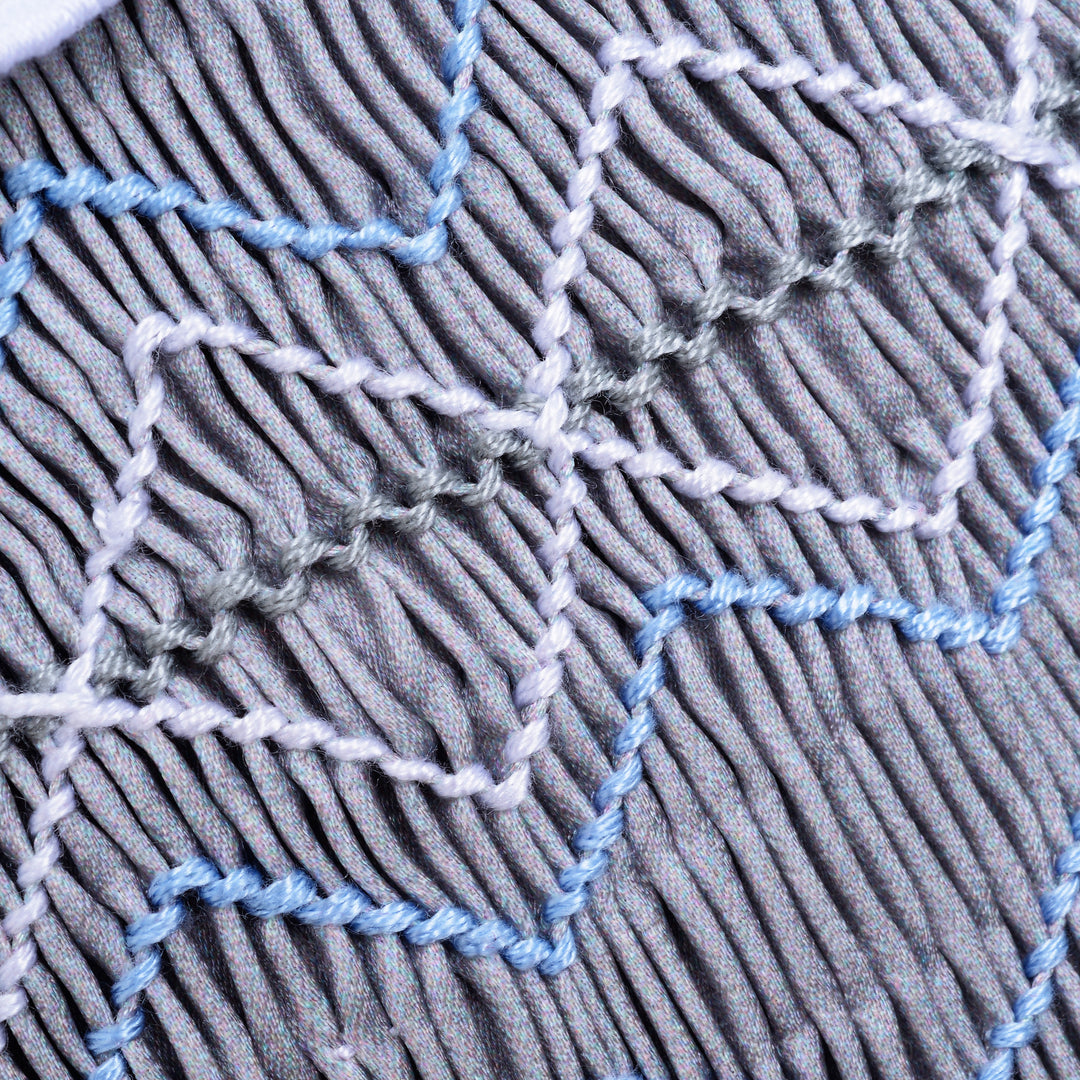 smocked detail baby dress