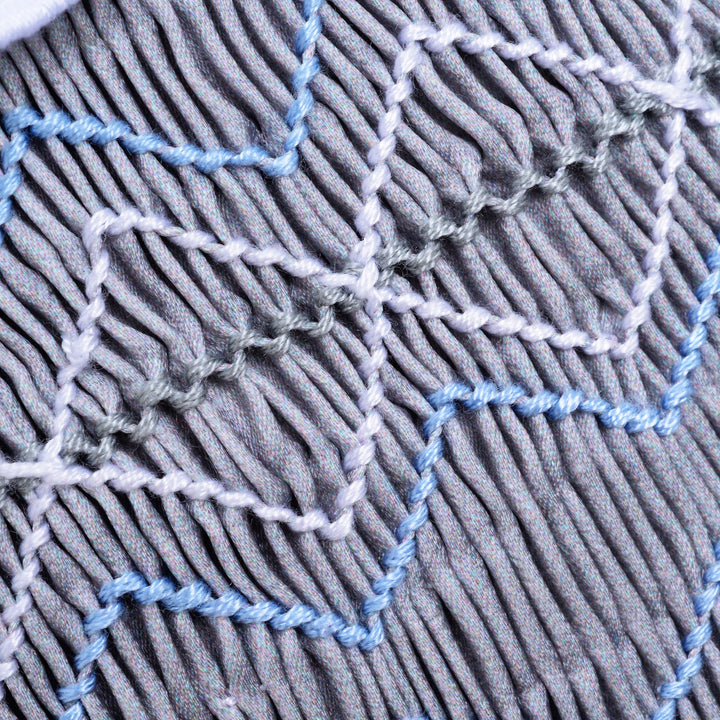 smocked detail baby dress
