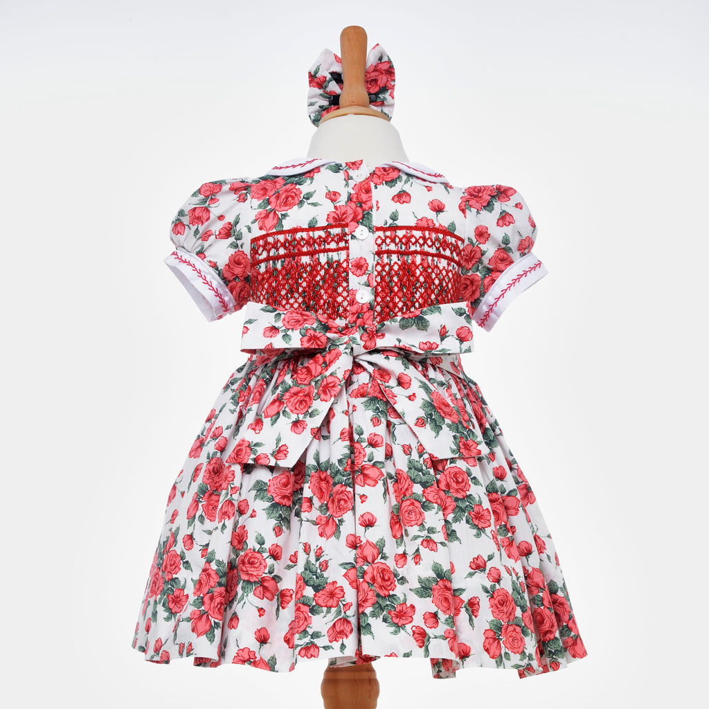 baby floral smocked dress 